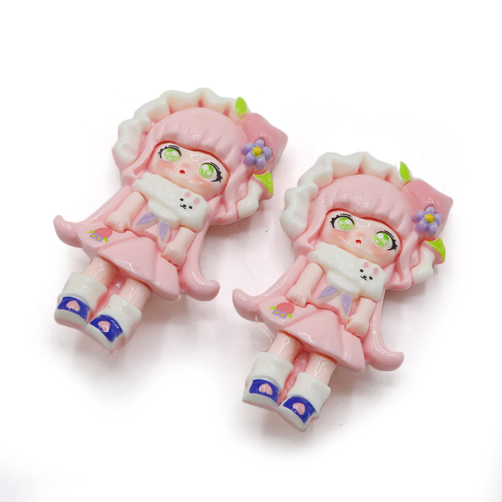 Hair Pins Pack of 2 - Baby Pink, Girls Hair Accessories, Chase Value, Chase Value