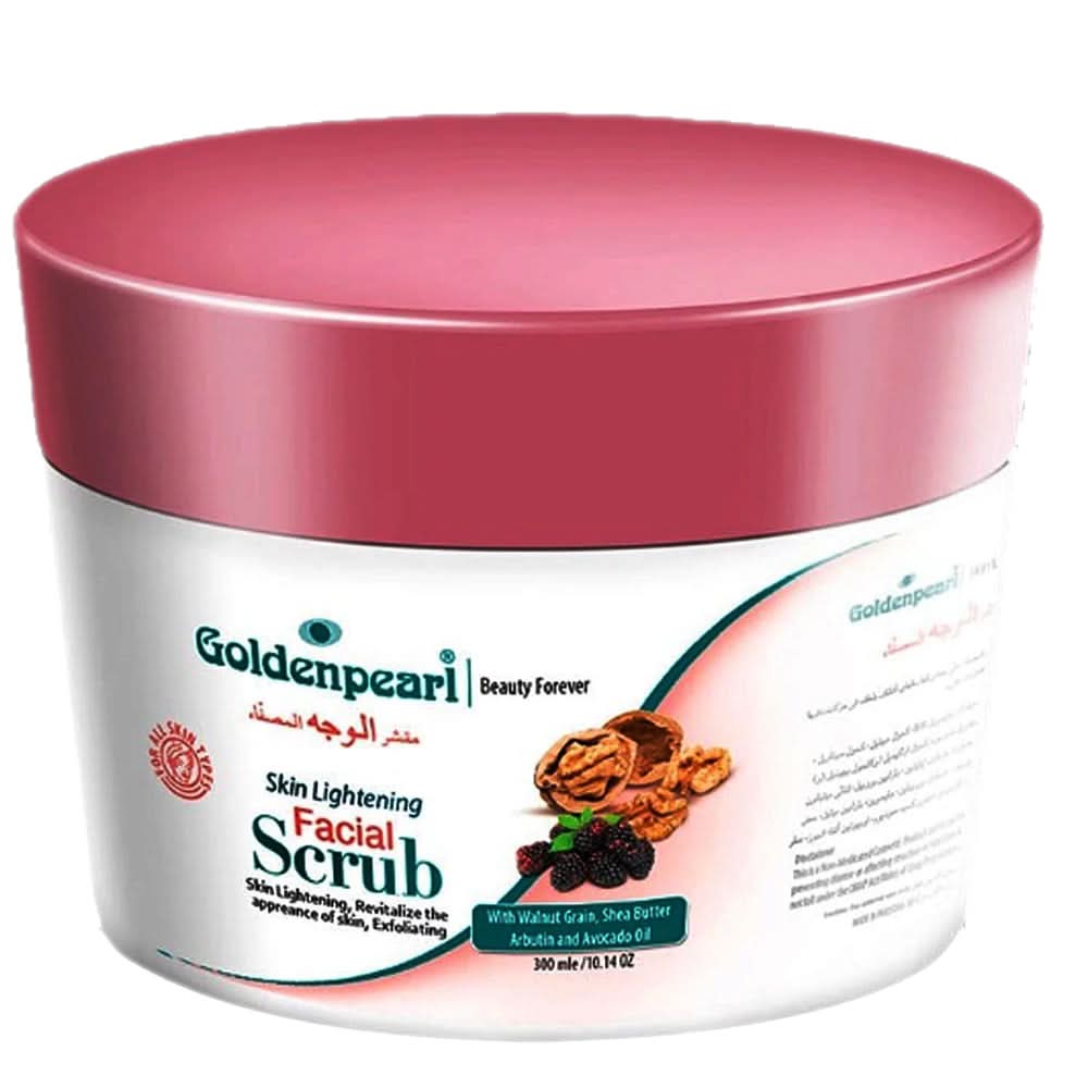 Golden Pearl Skin Lightening Facial Scrub 300ml, Beauty & Personal Care, Scrubs, Golden Pearl, Chase Value
