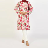 Women's Lawn Kurti - Pink, Women Ready Kurtis, Chase Value, Chase Value