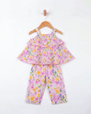Eminent Newborn Girls Printed Fusion 2 Pcs Suit