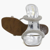 Women's Heel Sandal - Silver, Women Heels, Chase Value, Chase Value