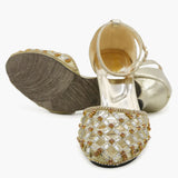 Women's Heel Sandal - Golden, Women Heels, Chase Value, Chase Value