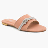 Women's Slipper 218 - Peach, Women Slippers, Chase Value, Chase Value