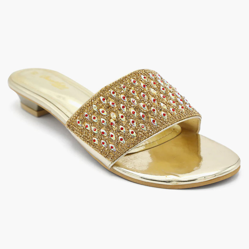 Women's Slipper - Golden, Women Slippers, Chase Value, Chase Value