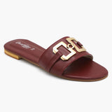 Women's Slipper - Maroon, Women Slippers, Chase Value, Chase Value