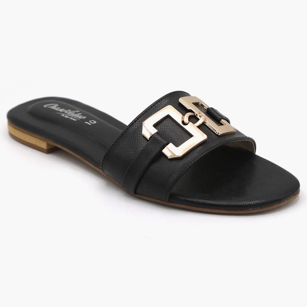 Women's Slipper - Black, Women Slippers, Chase Value, Chase Value