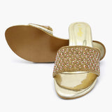Women's Slipper - Golden, Women Slippers, Chase Value, Chase Value