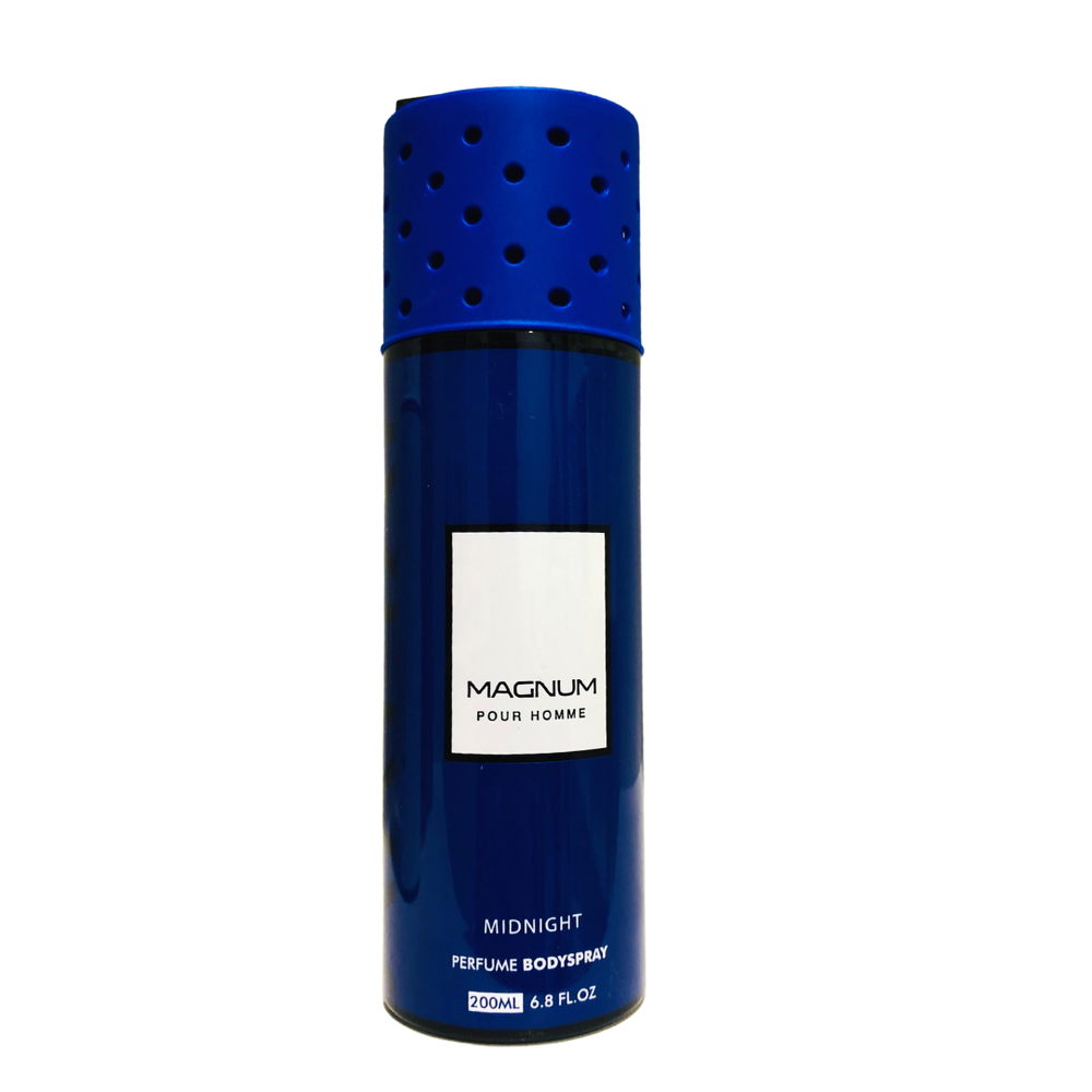 Magnum Body Spray Homme 200 Ml - Midnight, Men Body Spray & Mist, Magnum, Chase Value