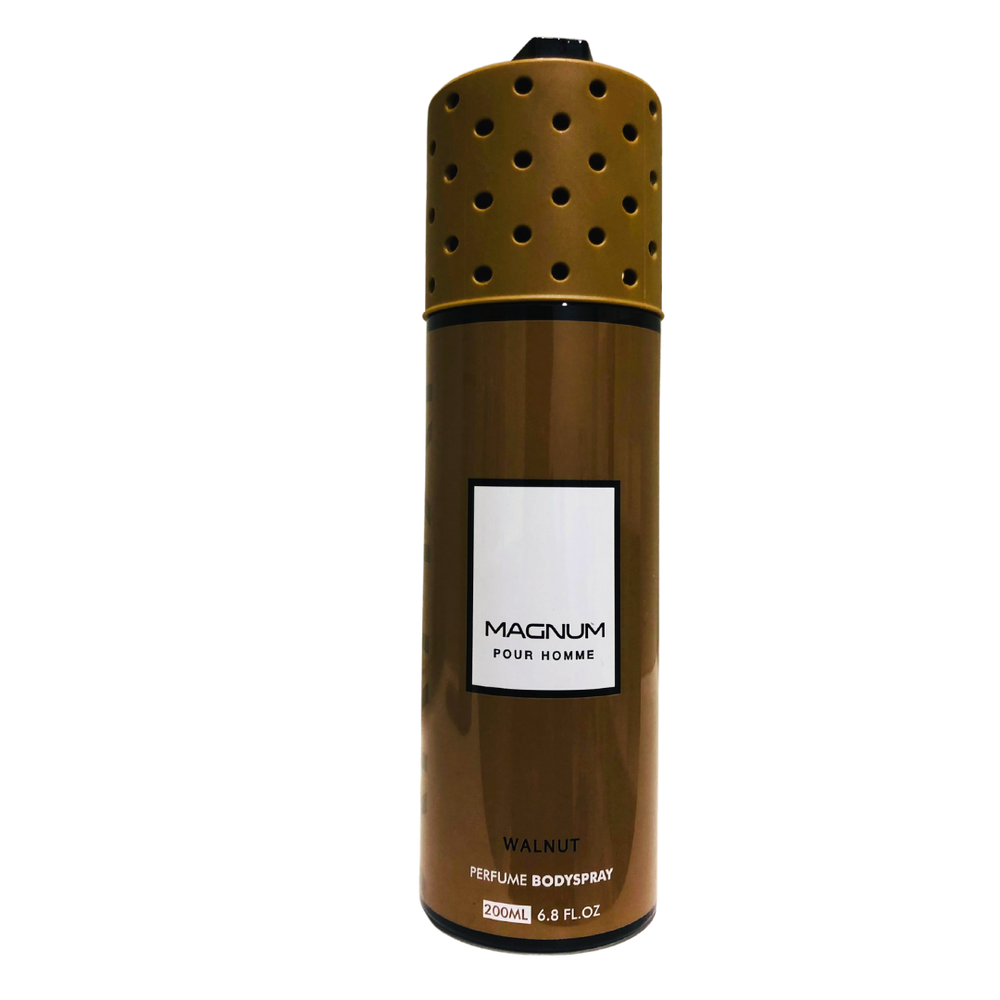 Magnum Body Spray Homme 200 Ml - Walnut, Men Body Spray & Mist, Magnum, Chase Value