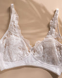 IFG Poppy Bra Blossom 001 - White, Women Bras, IFG, Chase Value