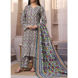 VS-AIZA & MOMINA Cambric Embroidered Unstitched 3pcs Suit - 65, Women, 3Pcs Shalwar Suit, VS Textile, Chase Value