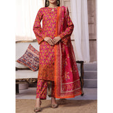 VS-AIZA & MOMINA Cambric Embroidered Unstitched 3pcs Suit - 66, Women, 3Pcs Shalwar Suit, VS Textile, Chase Value