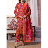 VS-AIZA & MOMINA Cambric Embroidered Unstitched 3pcs Suit - 66, Women, 3Pcs Shalwar Suit, VS Textile, Chase Value