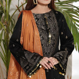 Vs Jacquard Broshia Suit Unstitched 3Pcs V-1 - 2301 - B, Women, 3Pcs Shalwar Suit, VS Textile, Chase Value