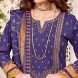 Vs Misri Lawn Digital Printed Embroidered Unstitched 3Pcs Suit, Women, 3Pcs Shalwar Suit, VS Textile Mills, Chase Value