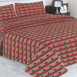 Double Bedsheet 3Pcs - Multi Color, Double Size Bed Sheet, Chase Value, Chase Value
