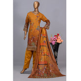 Women's Valuable Unstitched 3Pcs Suit V-2 - 2, Women, 3Pcs Shalwar Suit, Chase Value, Chase Value