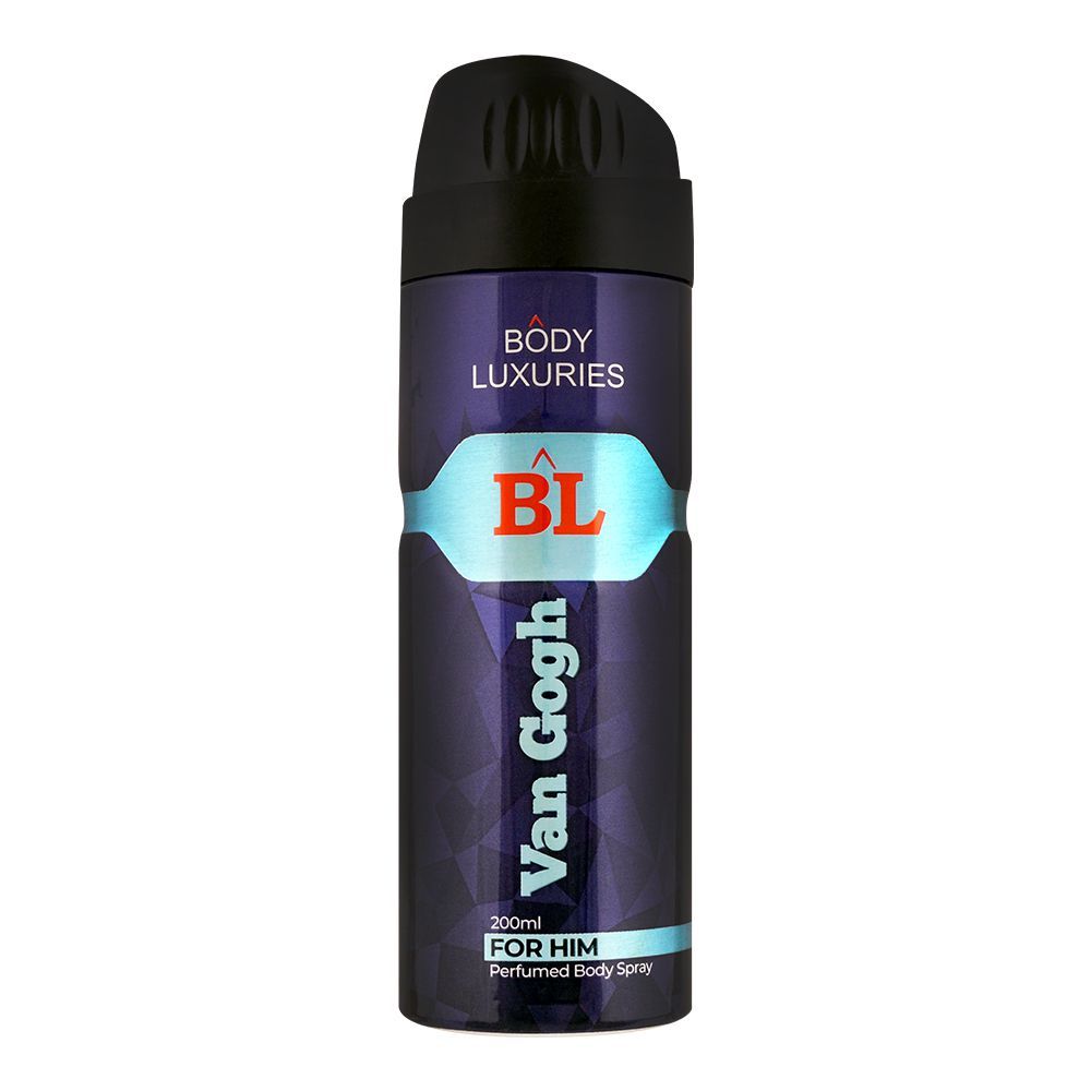 Body Luxuries Men Body Spray 200Ml - Van Gogh, Men Body Spray & Mist, Chase Value, Chase Value