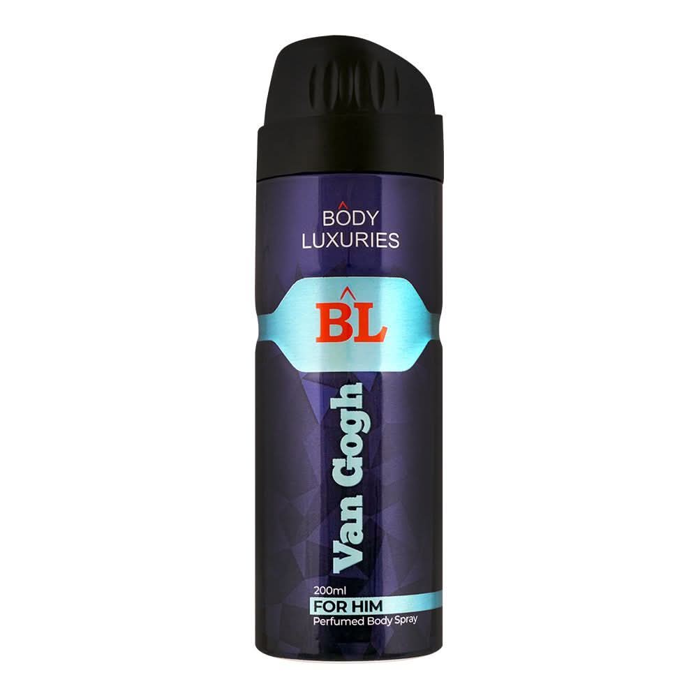 Body Luxuries Men Body Spray 200Ml - Van Gogh, Men Body Spray & Mist, Chase Value, Chase Value