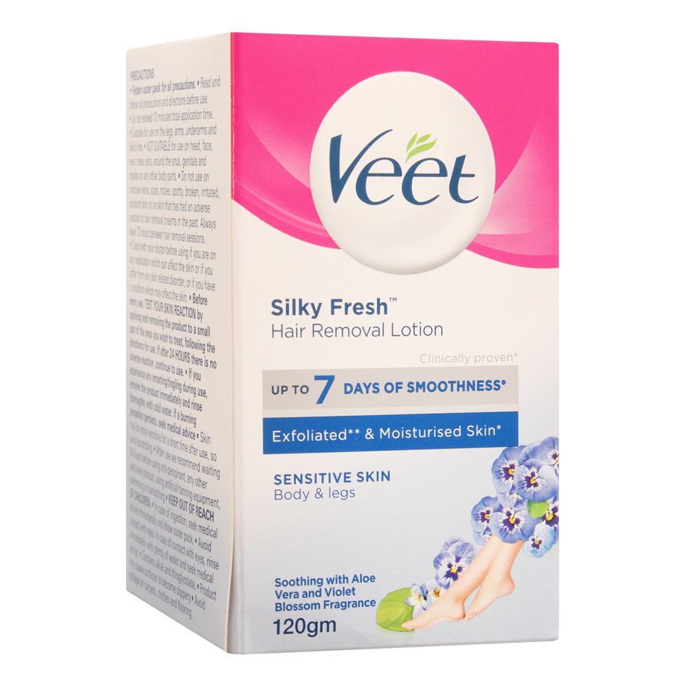 Veet Hair Removing Lotion Sensitive Skin 120g, Lotion & Cream, Veet, Chase Value