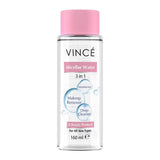 Vince 3-In-1 Micellar Water, All Skin Types, 160ml, Makeup Removers & Cleansers, Vince, Chase Value