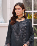 Dr Haris Winter Luxe Karandi Embroidered 3 Pc Suit