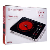 West Point Deluxe Ceramic Cooker, 2000W, WF-152, Toaster & Hot Plate, Westpoint, Chase Value