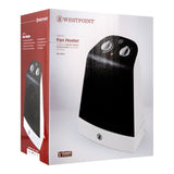 West Point Deluxe Fan Heater, 1000W, WF-5147, Home & Lifestyle, Heater, Westpoint, Chase Value