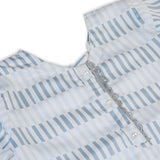 Girls Cotton 2Pcs Shalwar Suit - White & Blue, Girls Shalwar Kameez, Chase Value, Chase Value