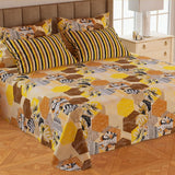 5Pcs Double Bedsheet Set - Y5, Double Size Bed Sheet, Chase Value, Chase Value