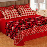5Pcs Double Bedsheet Set - Y9, Double Size Bed Sheet, Chase Value, Chase Value
