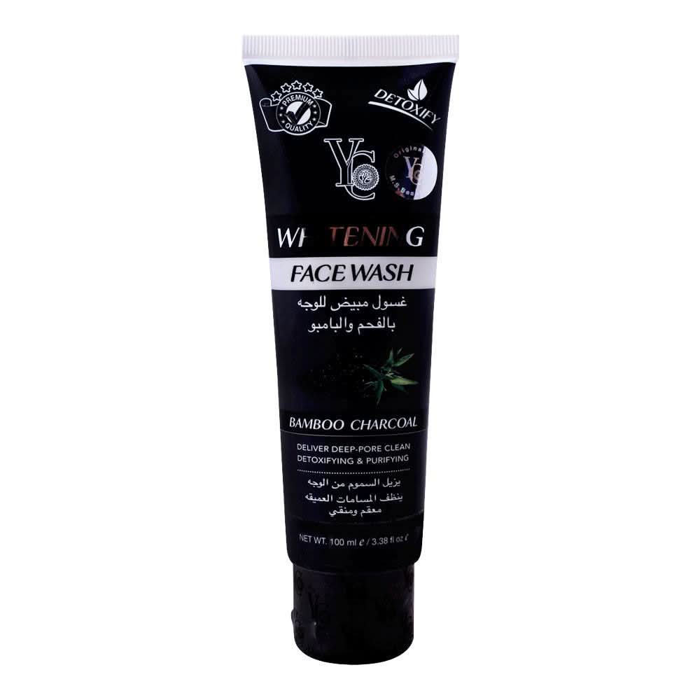 YC Whitening Bamboo Charcoal Face Wash, 100ml, Face Washes, YC, Chase Value