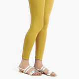 Women's Plain Tights - Yellow, Women Pants & Tights, Chase Value, Chase Value