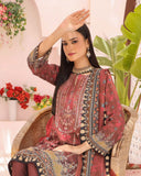 Zartaj By RA-Bin Hameed Emboridered Linen Unstitched 3Pcs Suit - 9, Women, 3Pcs Shalwar Suit, Rana Arts, Chase Value