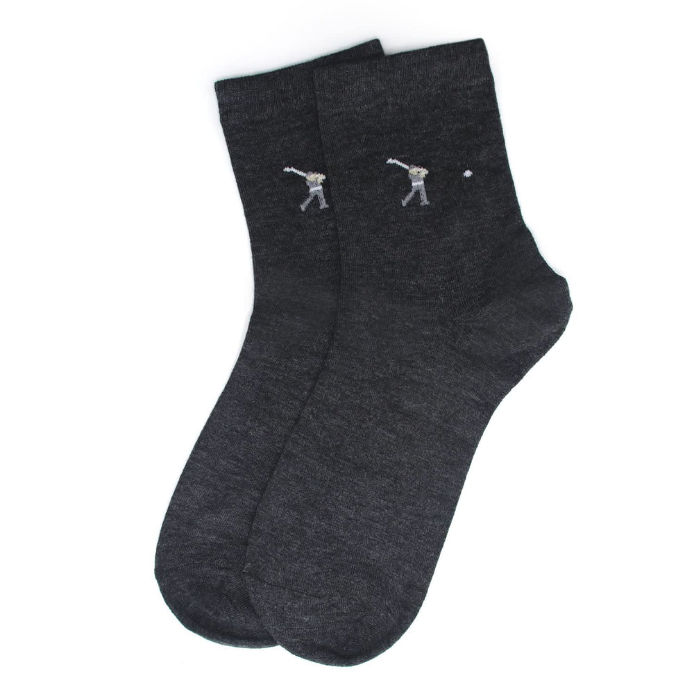 Men's Long Ankle Socks - Grey, Men's Socks, Chase Value, Chase Value