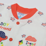 Newborn Boys Half Sleeves Suit - Rust, Newborn Boys Sets & Suits, Chase Value, Chase Value