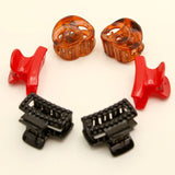 Hair Catcher 6 Pcs - Multi Color, Women Hair & Head Jewellery, Chase Value, Chase Value