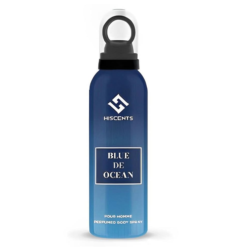 Hiscents Body Spray 200ml - Blue De Ocean, Men Body Spray & Mist, Hiscents, Chase Value