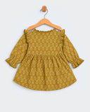 Eminent Newborn Girls Bunny Printed Frock