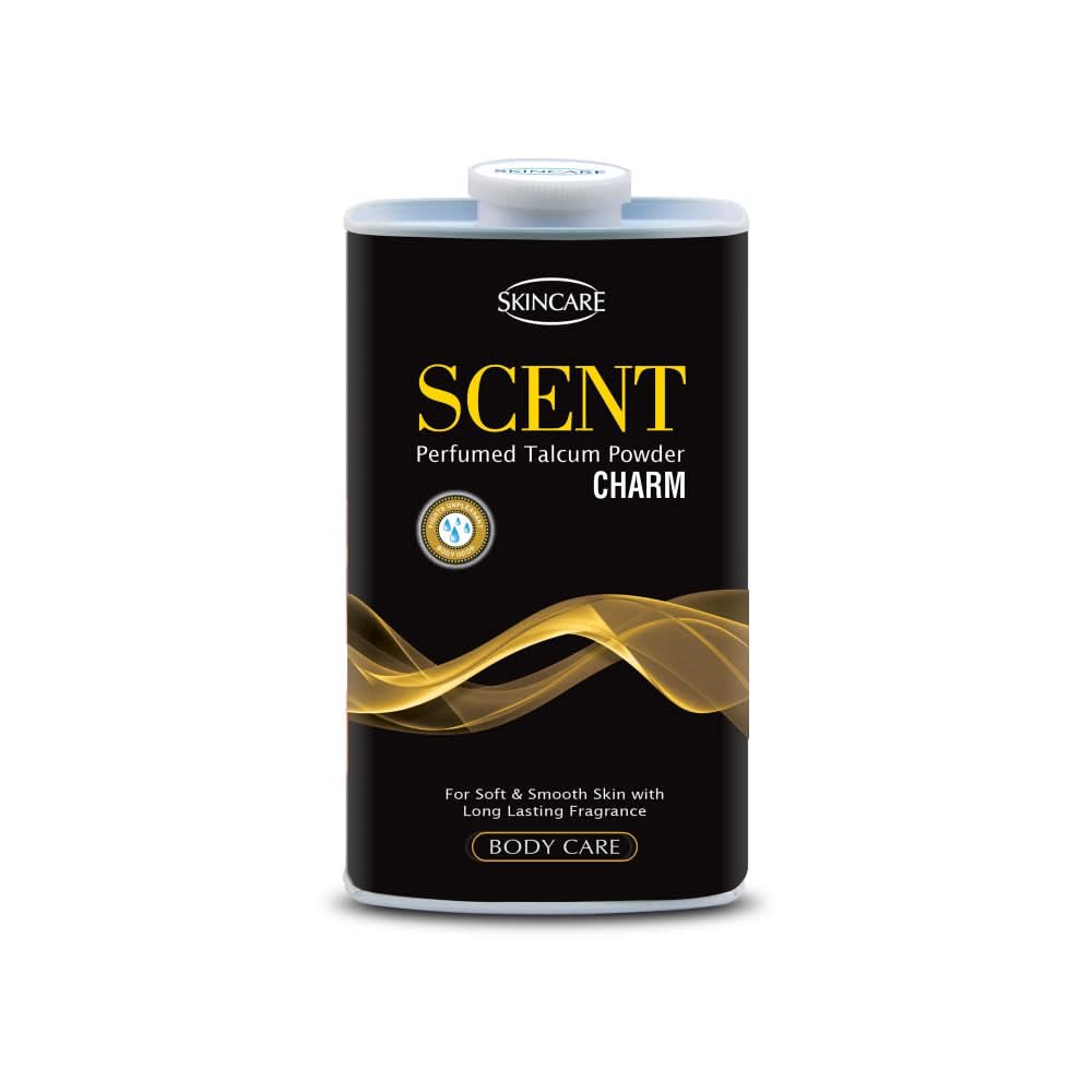 Skin Care Scent Charm Perfumed Talcum Powder 230gm, Powders, Skin Care, Chase Value