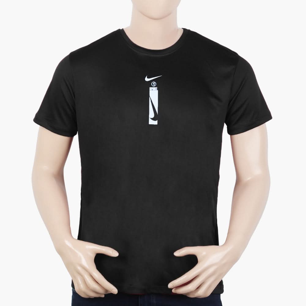 Men's Half Sleeves T-Shirt - Black, Men's T-Shirts & Polos, Chase Value, Chase Value