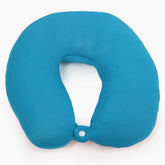 Soft Fiber Travel Neck Pillow - Cyan, Cusion & Pillow, Relaxsit, Chase Value