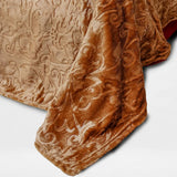 Mansion Double Bed Blanket Flannel - Brown, Blanket, Chase Value, Chase Value
