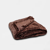 Mansion Double Bed Blanket Flannel- Coffee, Blanket, Chase Value, Chase Value