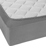 Double Bed Fitted Sheet Jersey - Dark Grey, Double Size Bed Sheet, Chase Value, Chase Value