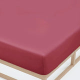 Double Bed Fitted Sheet Jersey - Dark Pink, Double Size Bed Sheet, Chase Value, Chase Value