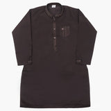 Boys Embroidered Shalwar Suit - Dark Purple, Boys Shalwar Kameez, Chase Value, Chase Value