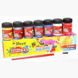 Deer Poster Color 6 In 1 - Multi Color, Pencil Boxes & Stationery Sets, Deer, Chase Value
