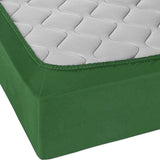 King Size Bed Mattress Cover - Dark Green, King Size Bed Sheet, Chase Value, Chase Value