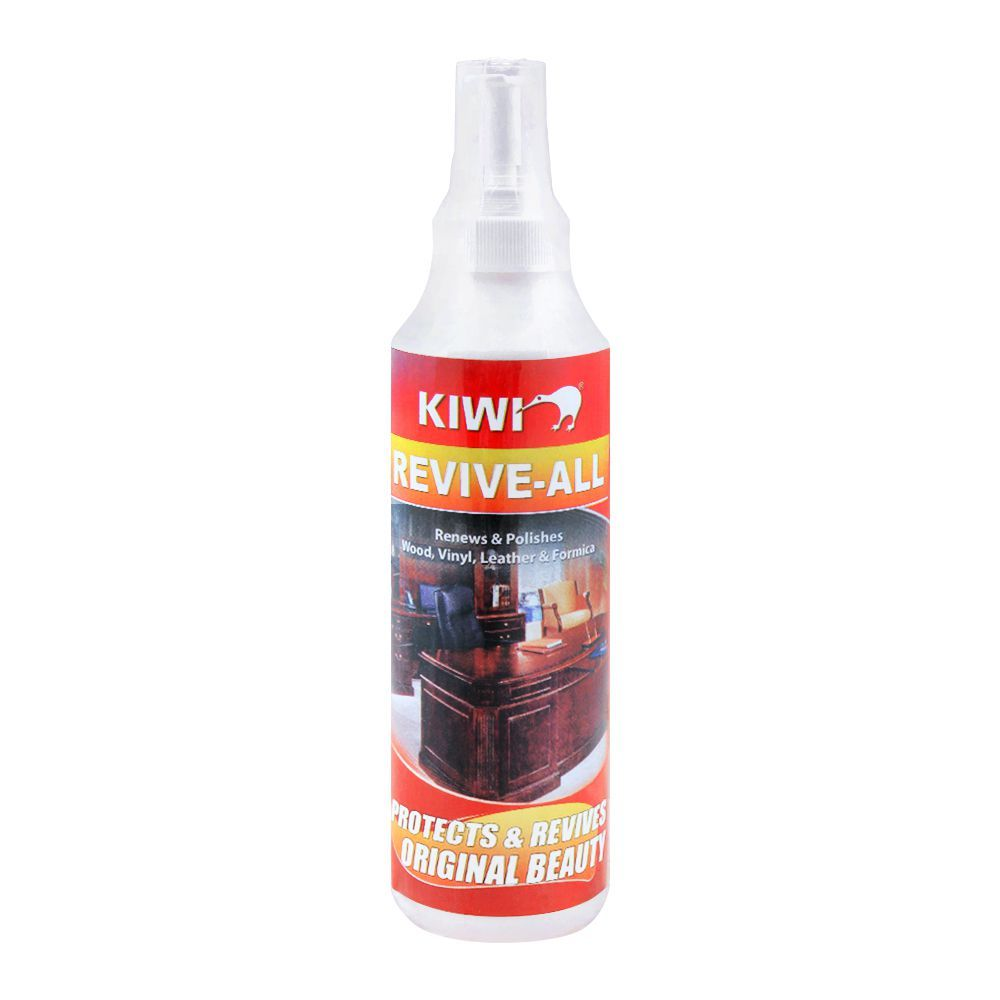 Kiwi Revive-All (Regular) 250Ml - Black, Men's Shoe Shinner, Chase Value, Chase Value